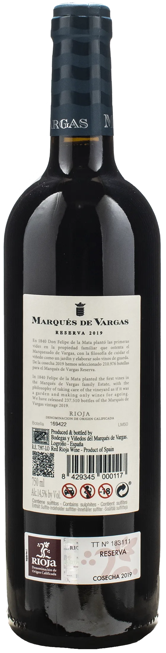 Marques de Vargas Reserva 2019