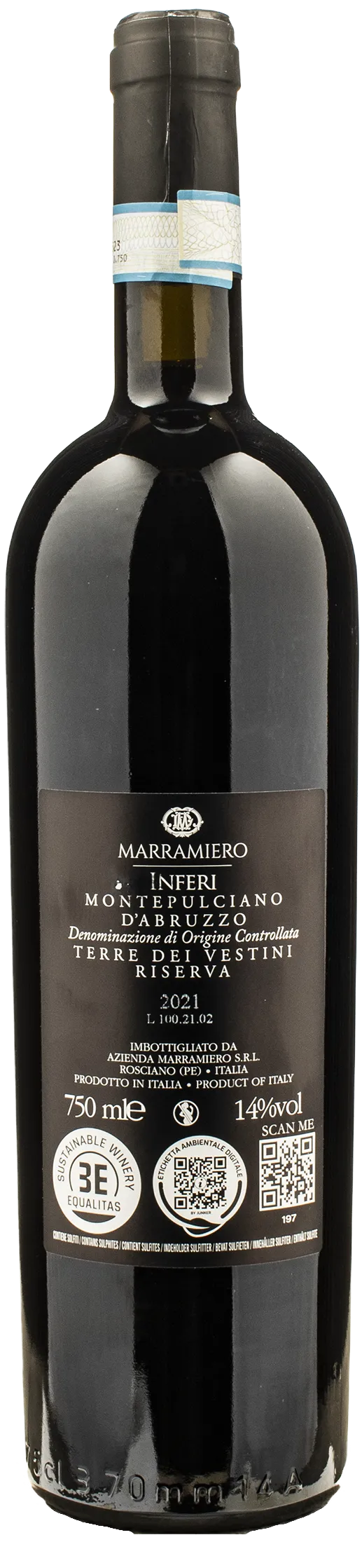Marramiero Montepulciano Abruzzo Inferi Riserva 2021