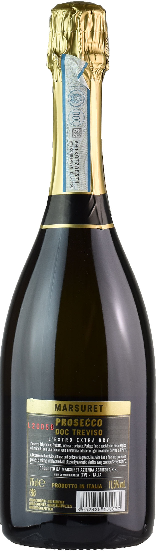 Marsuret Prosecco L'estro Extra Dry