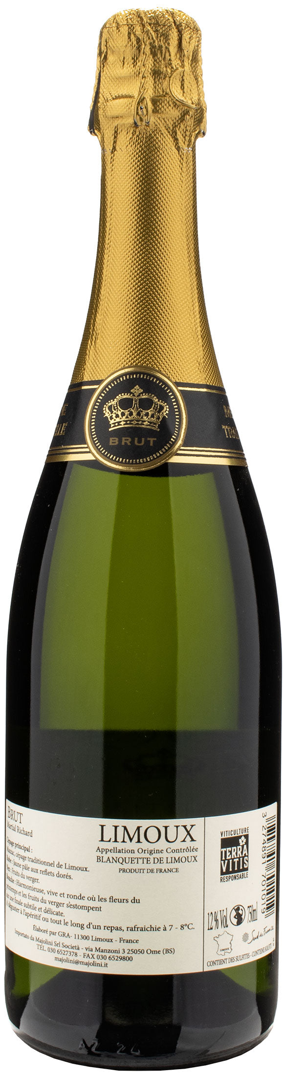 Martial Richard Blanquette de Limoux Mèthode Traditionnelle Brut