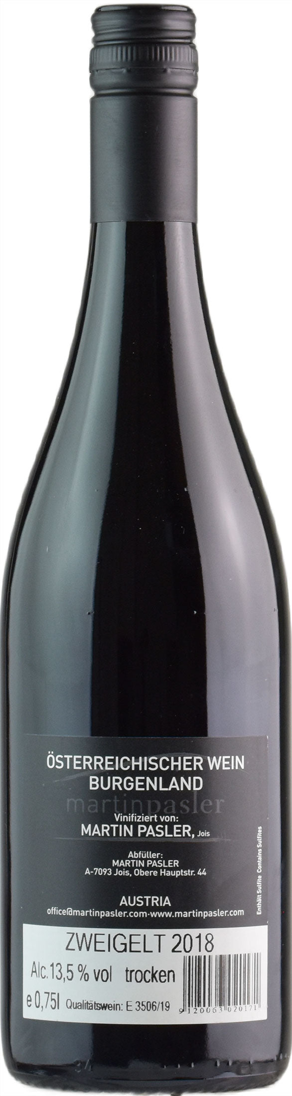 Martin Pasler Zweigelt 2018