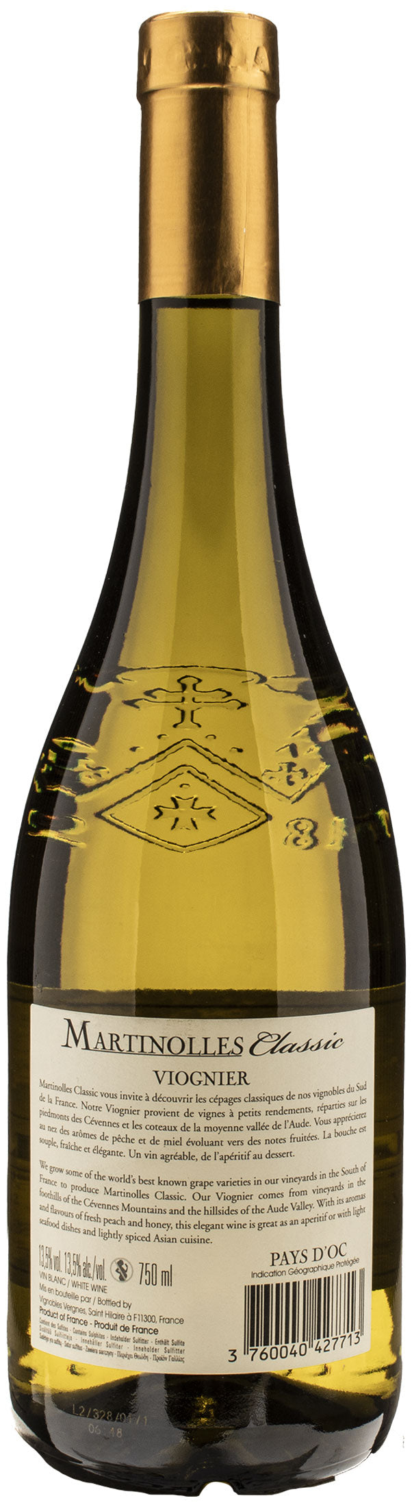 Martinolles Classic Pays D'Oc Viognier 2022