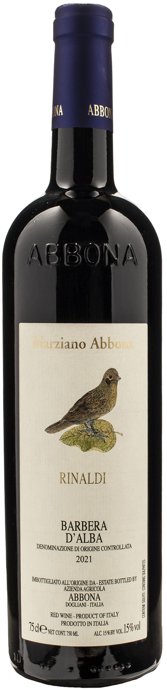 Marziano Abbona Barbera d'Alba Rinaldi 2021