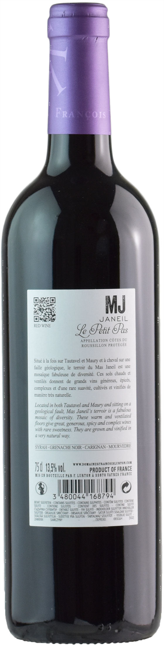 Mas Janeil Le Petit Pas Cotes du Roussilon Rouge 2018