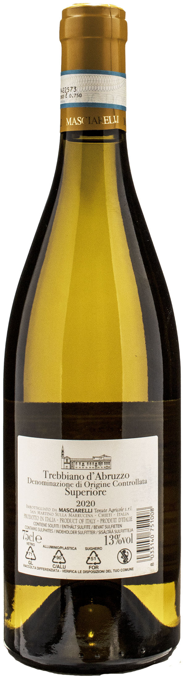 Masciarelli Castello di Semivicoli Trebbiano d'Abruzzo Superiore 2020