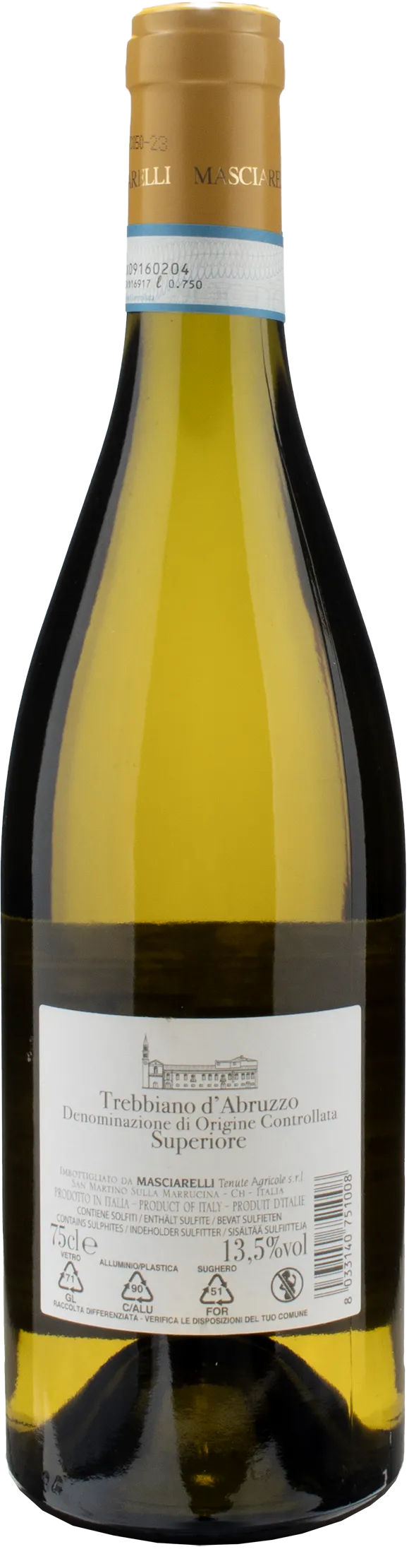 Masciarelli Castello di Semivicoli Trebbiano d'Abruzzo Superiore 2022