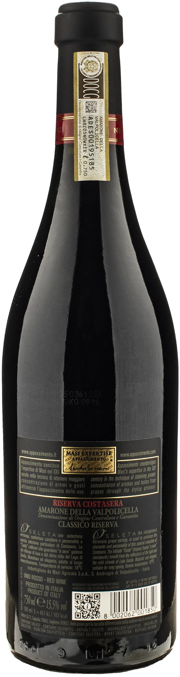 Masi Amarone della Valpolicella Classico Riserva Costasera 2019