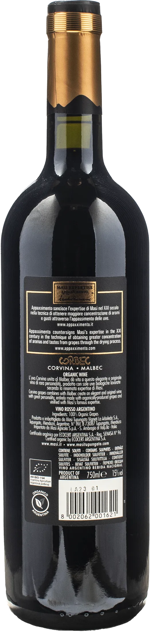 Masi Tupungato Corbec Valle De Uco 2020