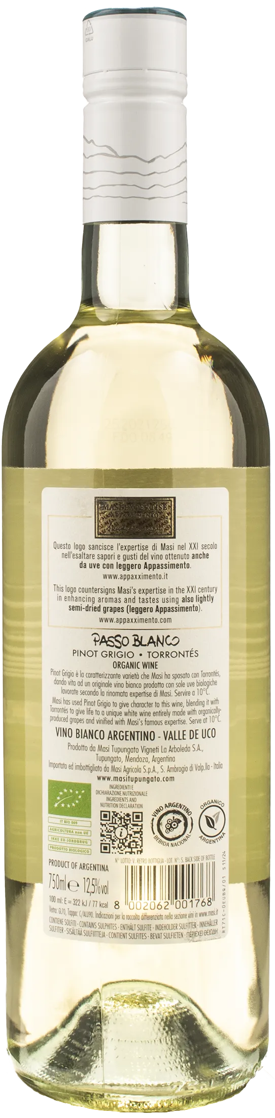 Masi Tupungato Passo Blanco Pinot Grigio 2025