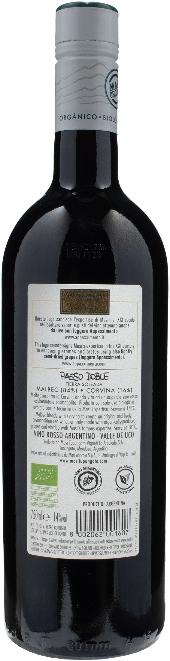 Masi Tupungato Passo Doble Rosso Terra Soleada 2021