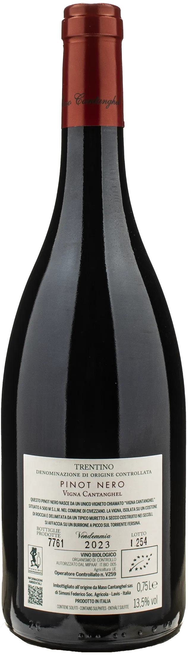 Maso Cantanghel Vigna Cantanghel Pinot Nero 2023