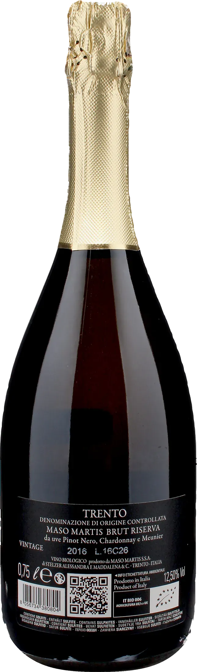 Maso Martis Trento Madame Martis Rare Vintage Brut Riserva 2016