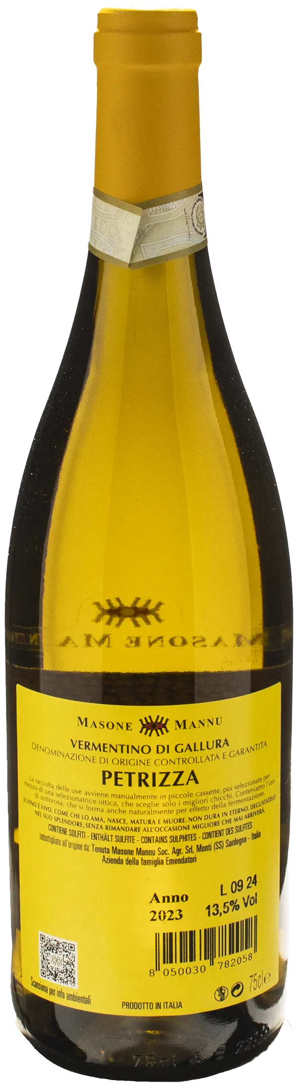 Masone Mannu Vermentino Petrizza 2023