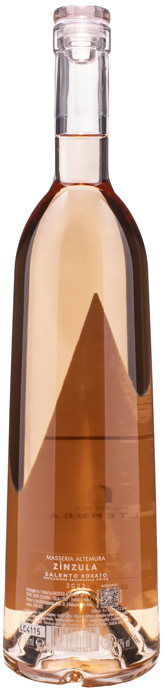 Masseria Altemura Zinzula Rosato Salento 2023