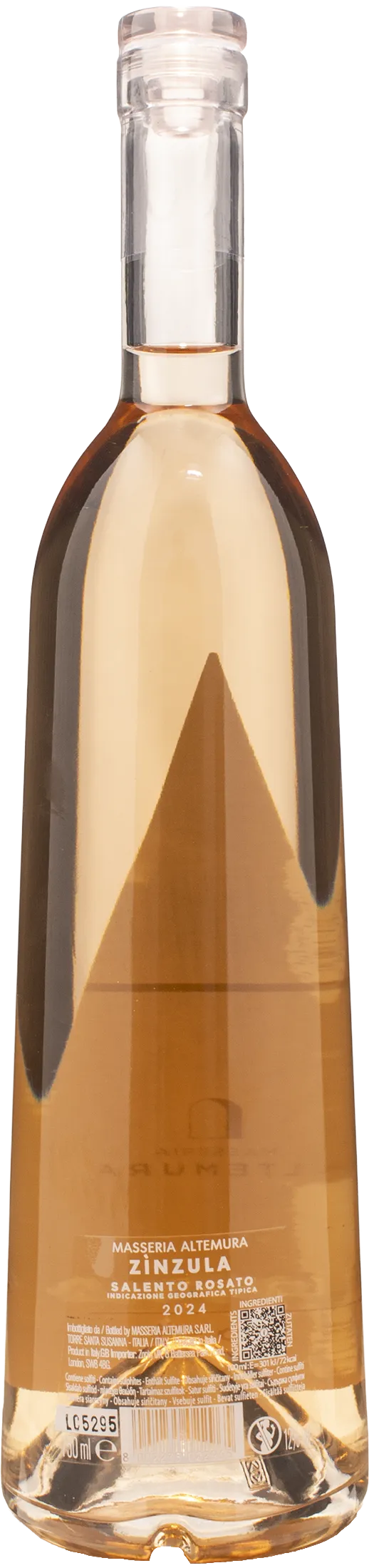 Masseria Altemura Zinzula Rosato Salento 2024