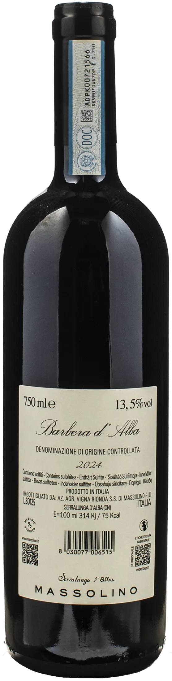 Massolino Barbera d'Alba 2024