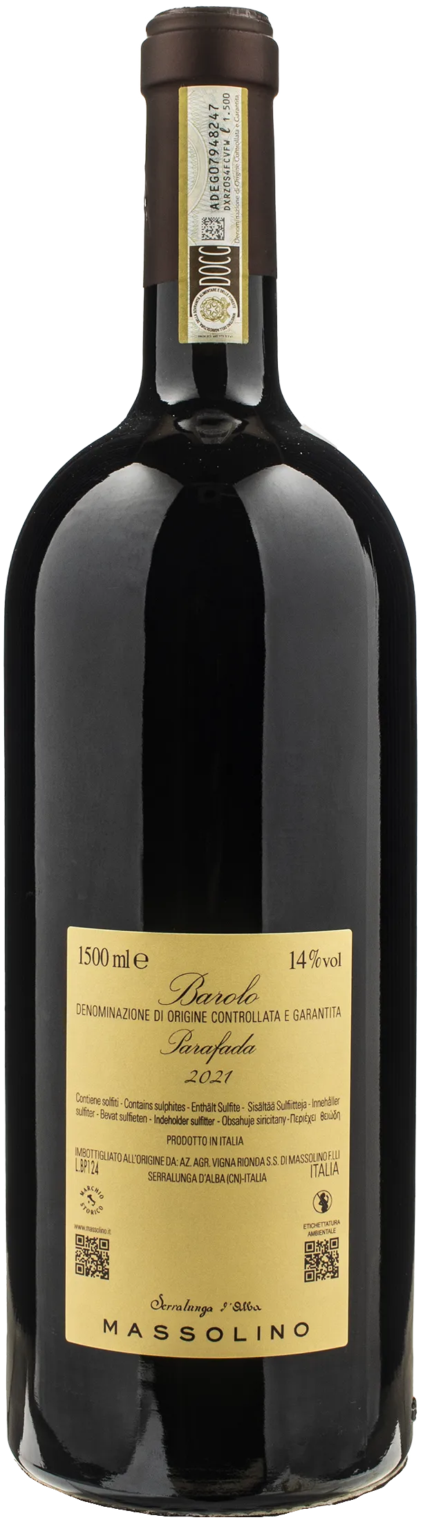 Massolino Barolo Parafada Magnum 2021