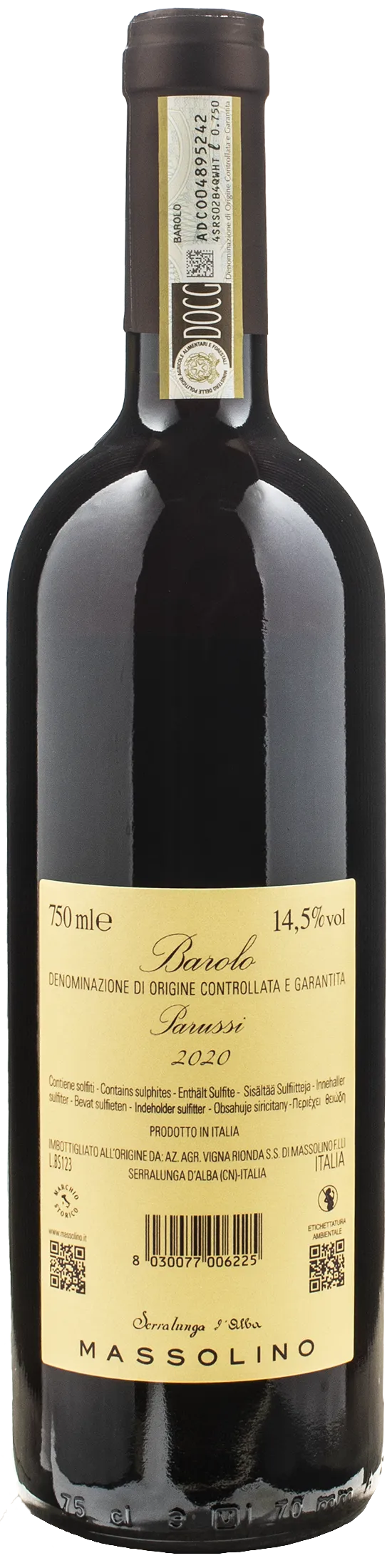 Massolino Barolo Parussi 2020