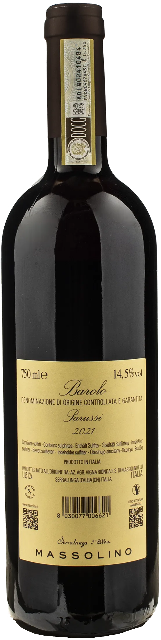 Massolino Barolo Parussi 2021