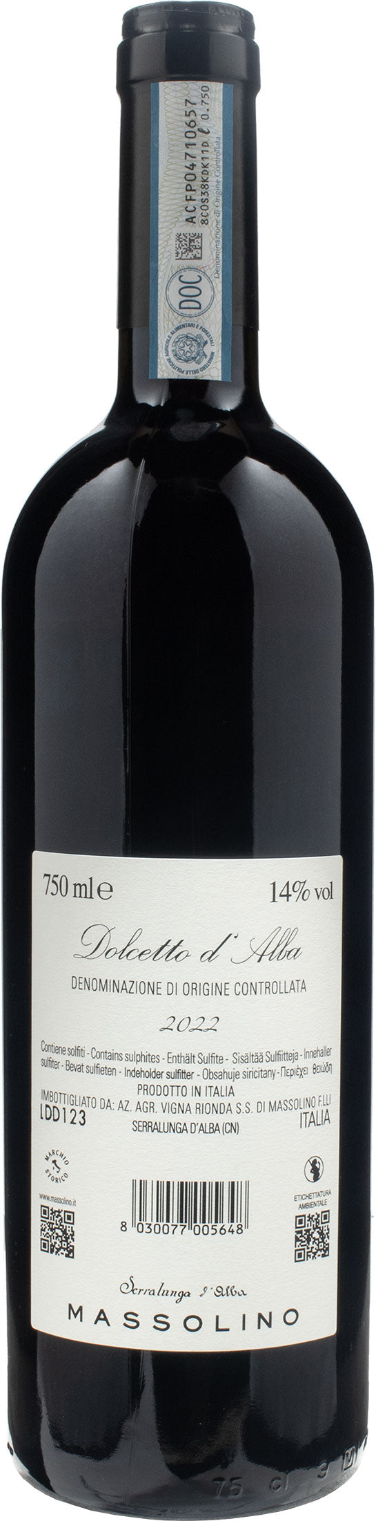 Massolino Dolcetto d'Alba 2022