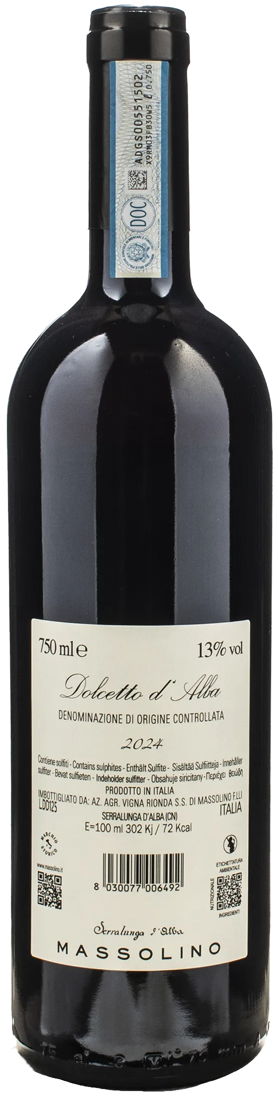 Massolino Dolcetto d'Alba 2024