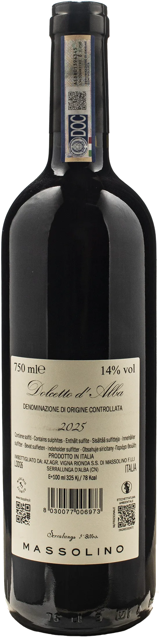 Massolino Dolcetto d'Alba 2025