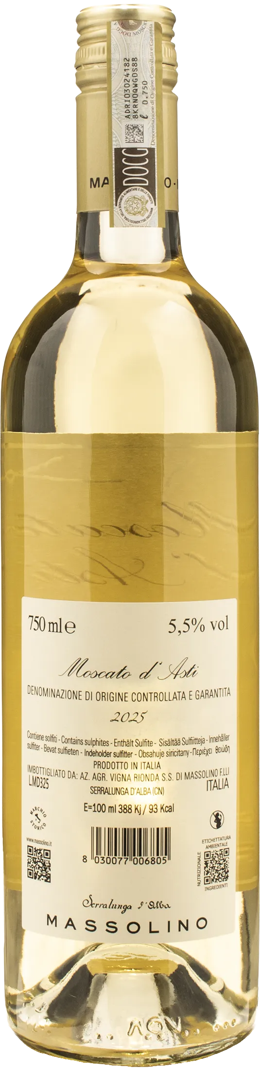 Massolino Moscato d'Asti Serralunga Alba 2025