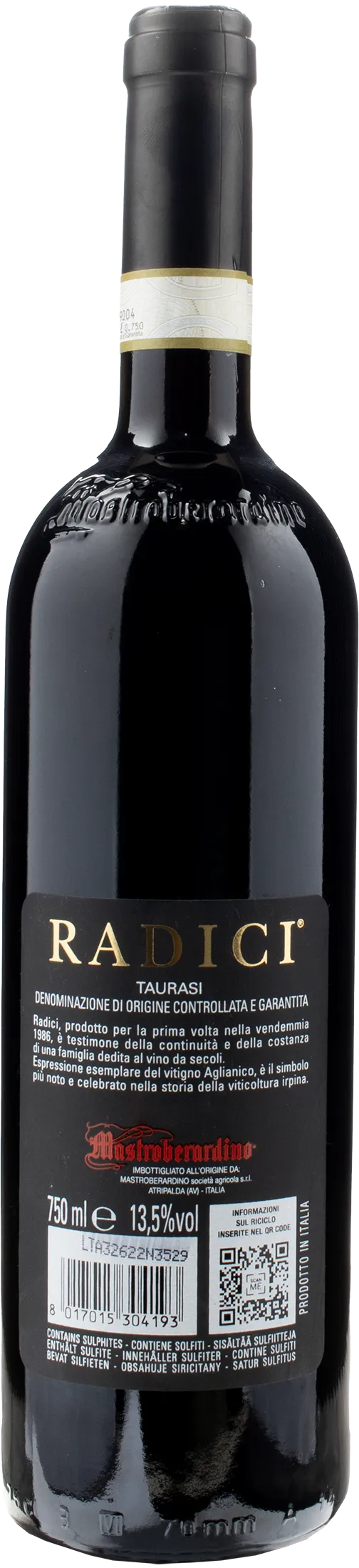 Mastroberardino Taurasi Radici 2019