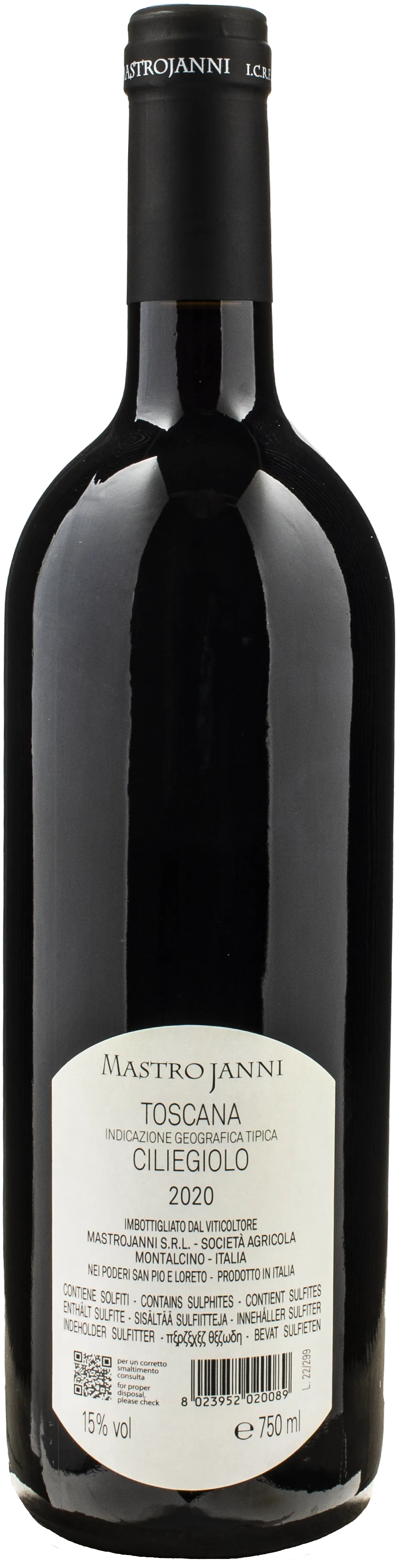 Mastrojanni Ciliegiolo 2020