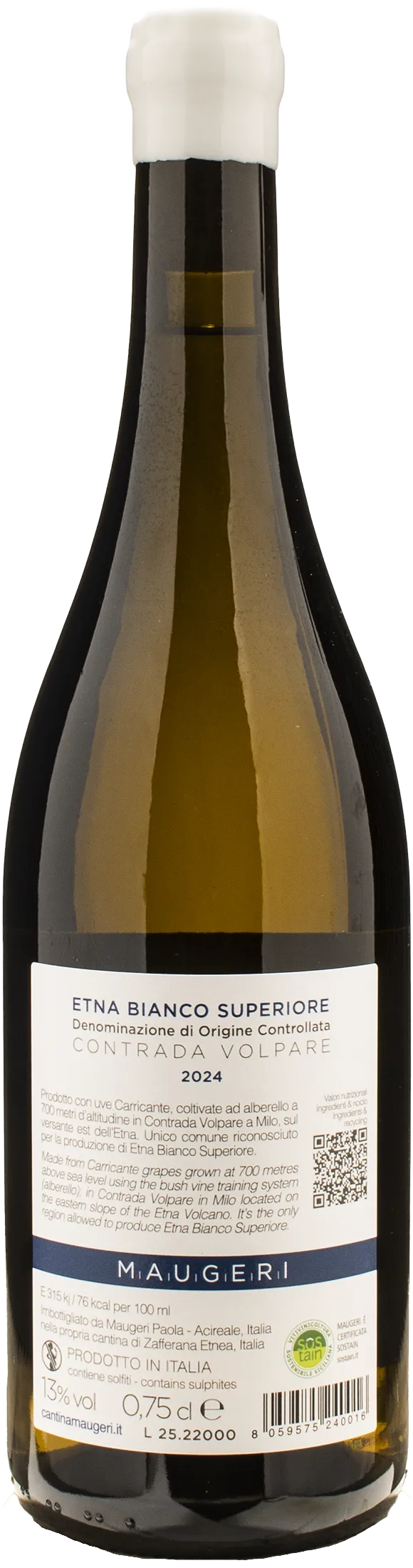 Maugeri Etna Bianco Superiore Contrada Volpare 2024