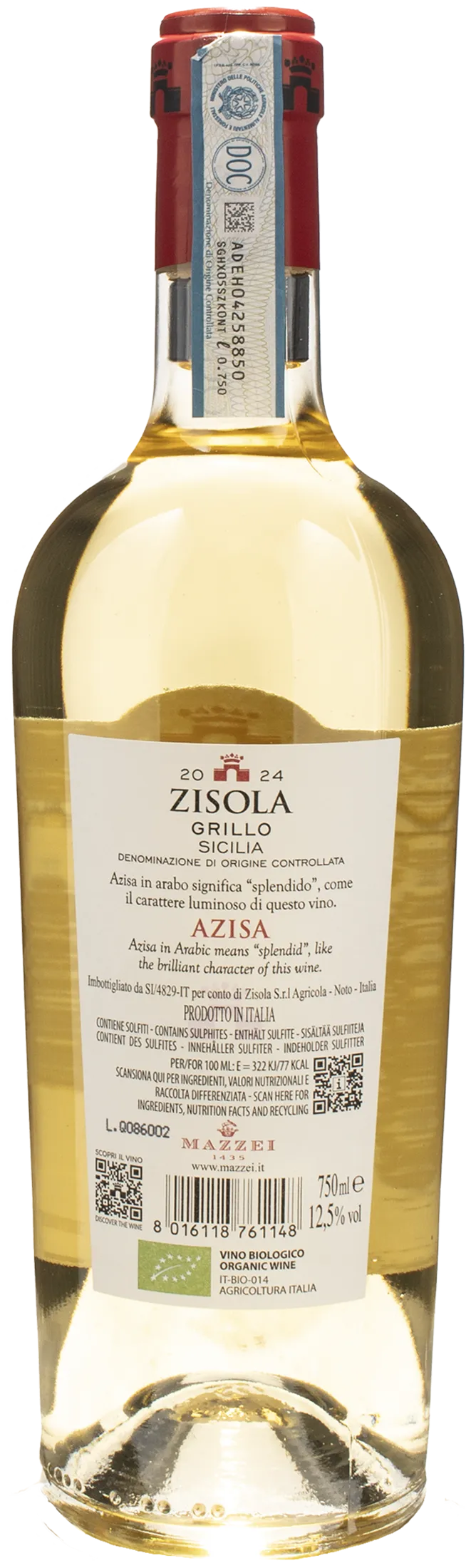 Mazzei Zisola Grillo Sicilia Azisa 2024