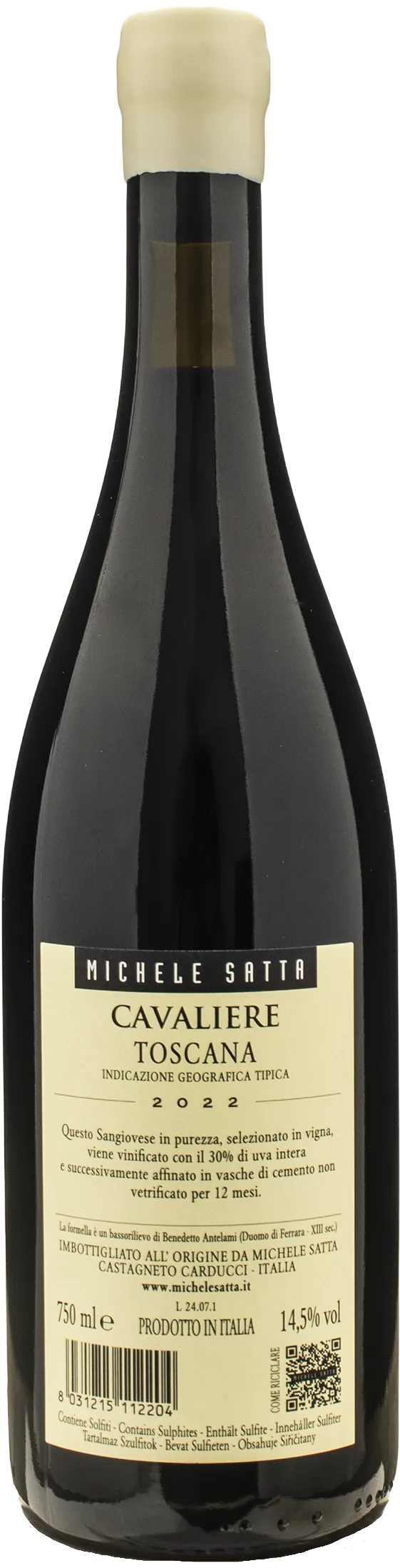 Michele Satta Sangiovese Cavaliere 2022