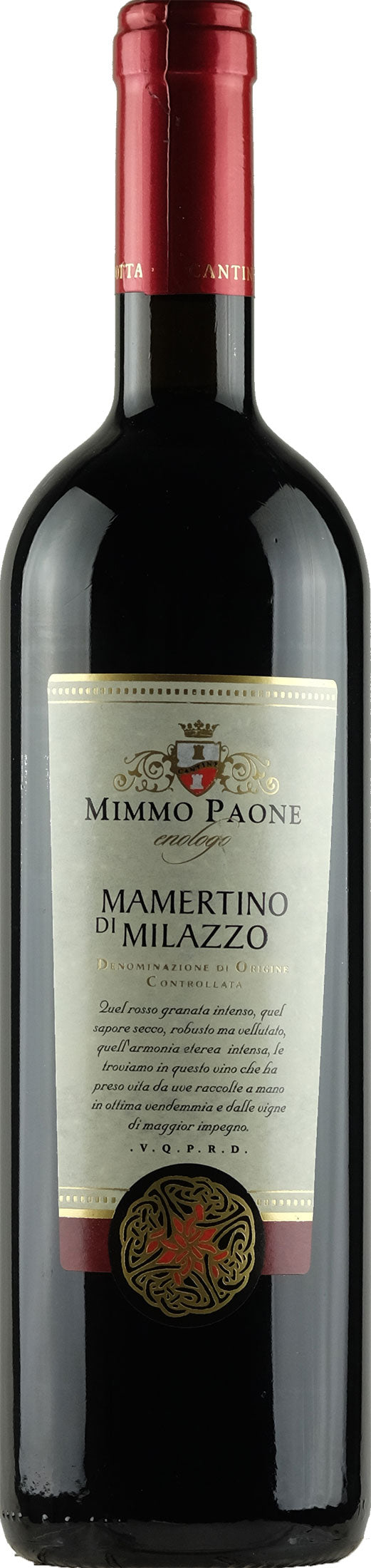 Mimmo Paone Mamertino Rosso 2015