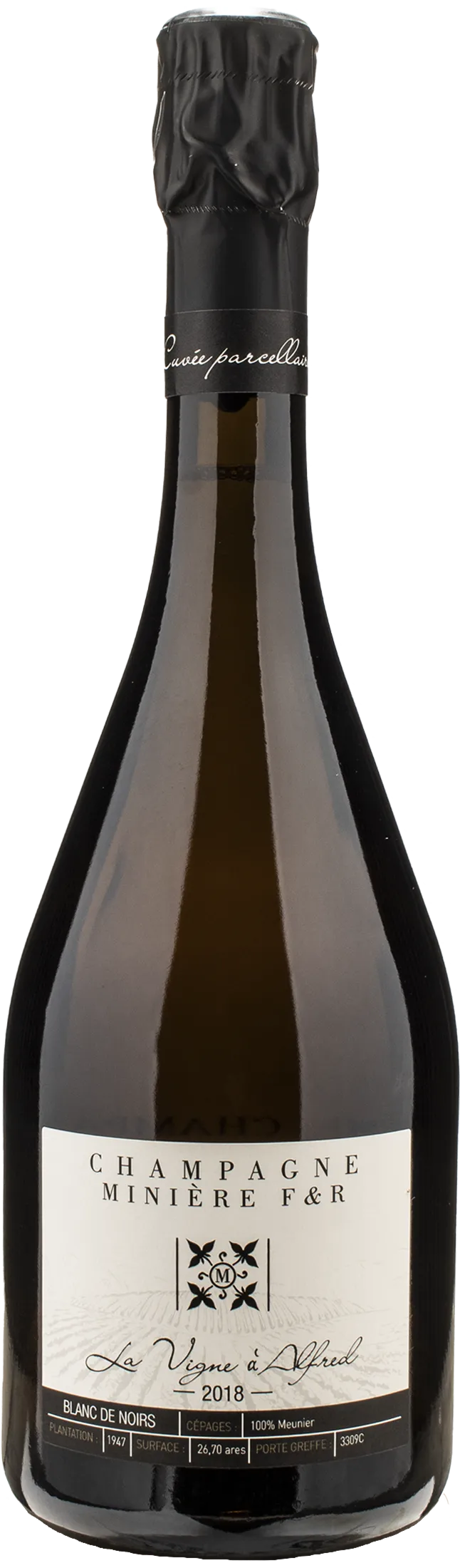 Miniere F&R Champagne La Vigne a Alfred Blanc de Noirs Brut Nature 2018