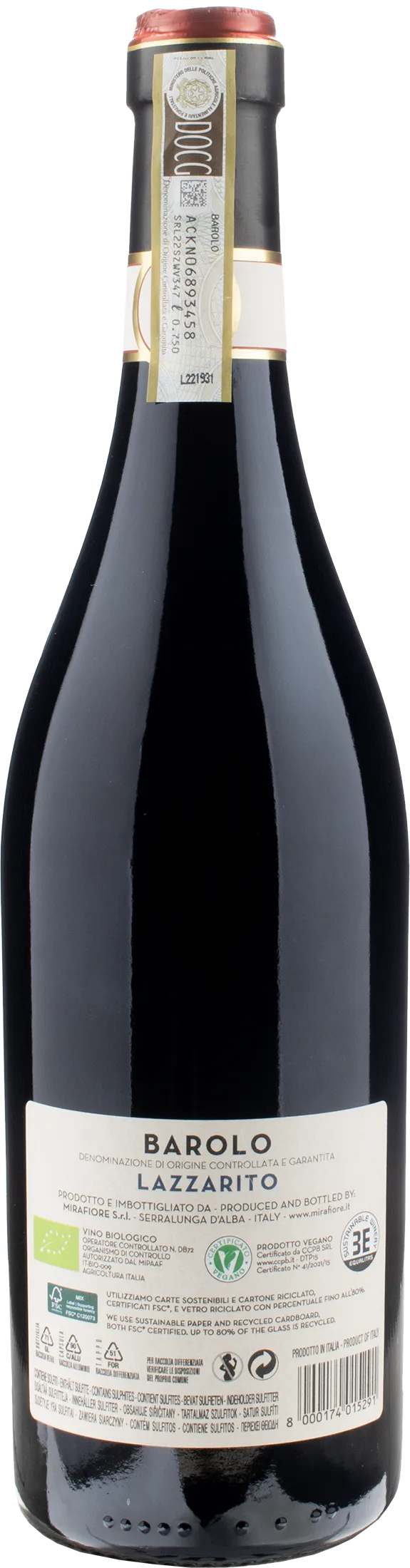 Mirafiore Barolo Lazzarito 2019