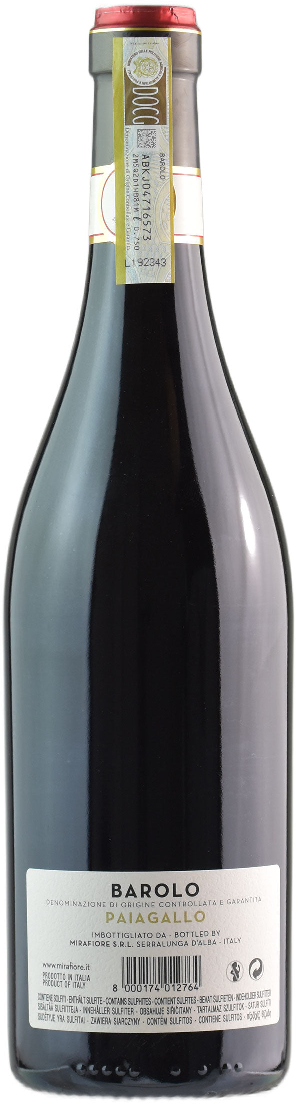 Mirafiore Barolo Paiagallo 2016