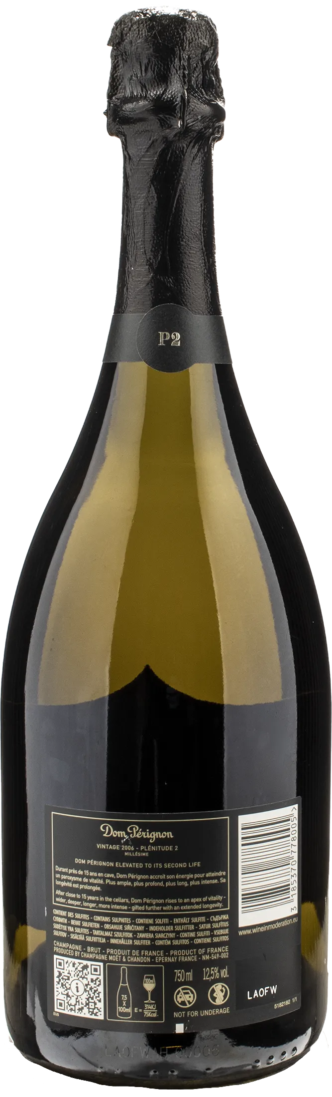 Dom Perignon Champagne P2 Millesime 2006