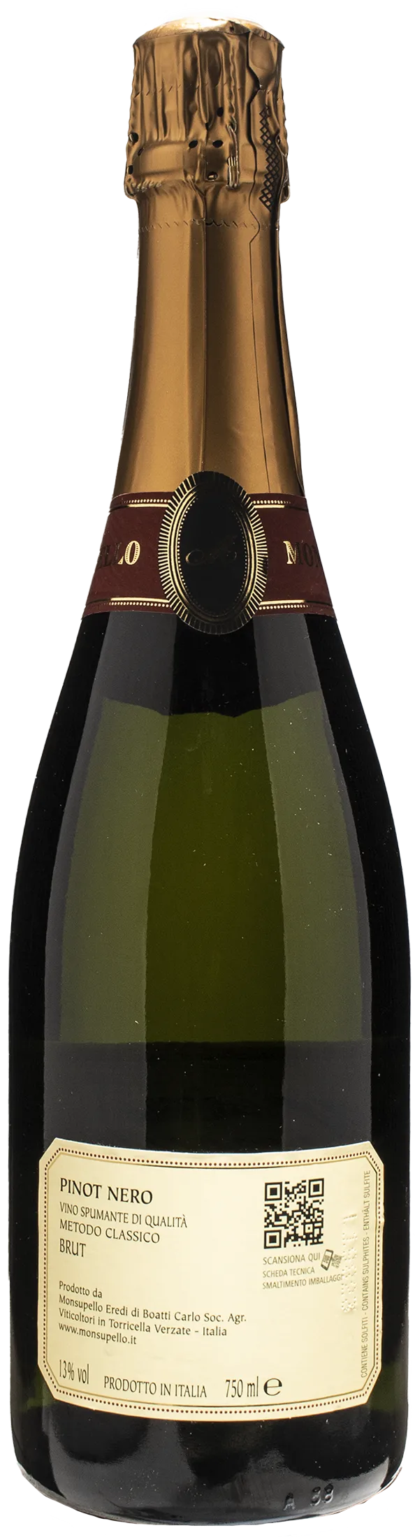 Monsupello Brut Metodo Classico