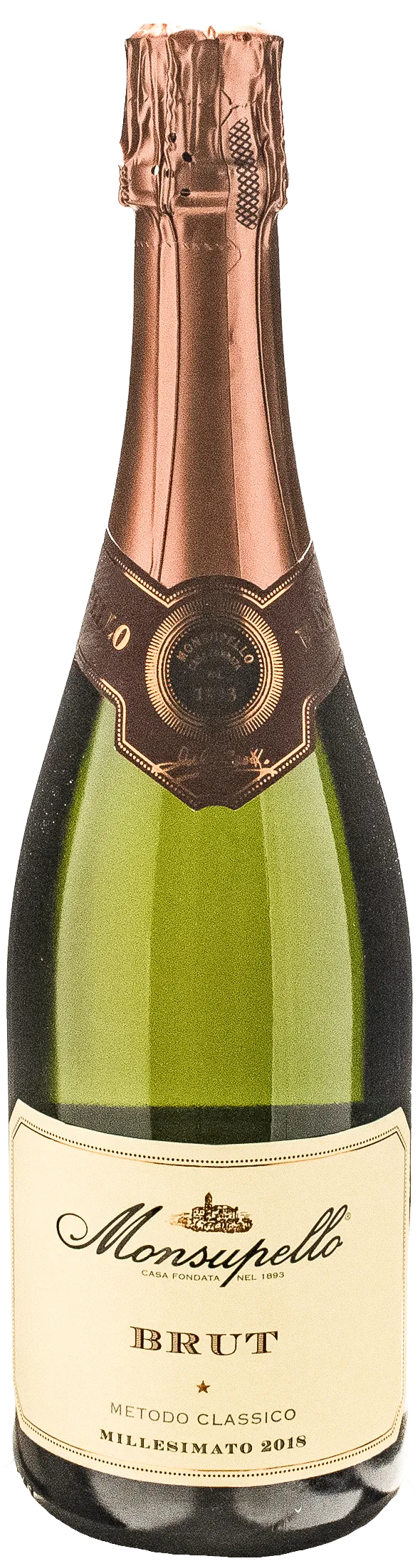 Monsupello Brut Millesimato Metodo Classico 2018