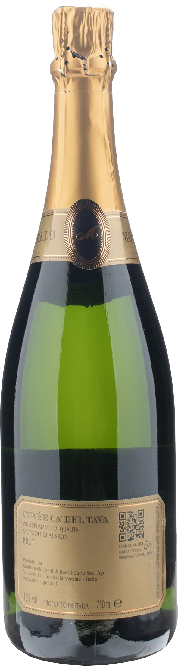 Monsupello Cuvee Ca' Del Tava Brut Metodo Classico