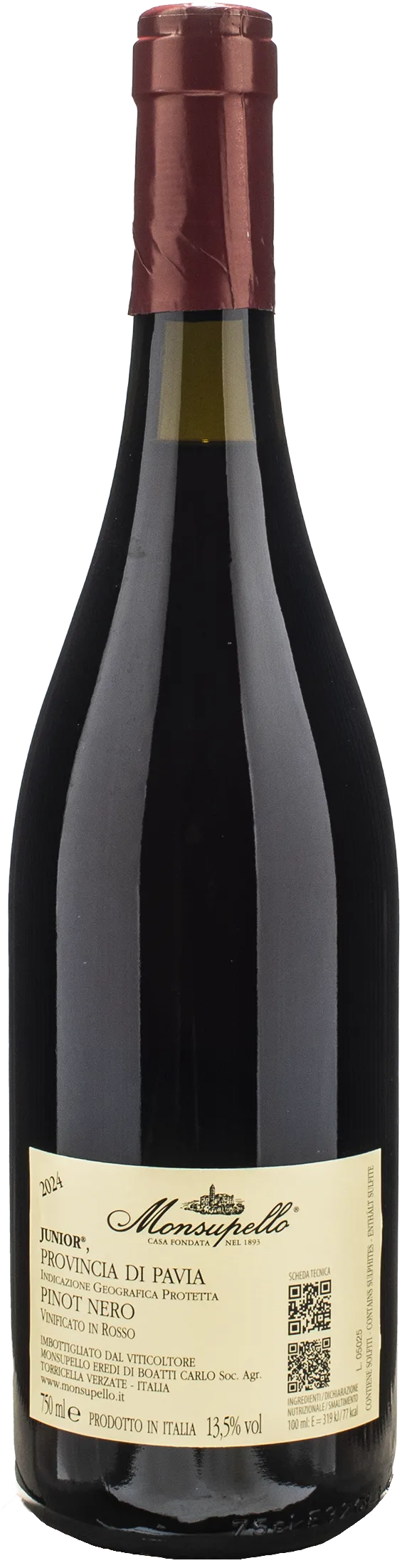 Monsupello Pinot Nero Junior 2024