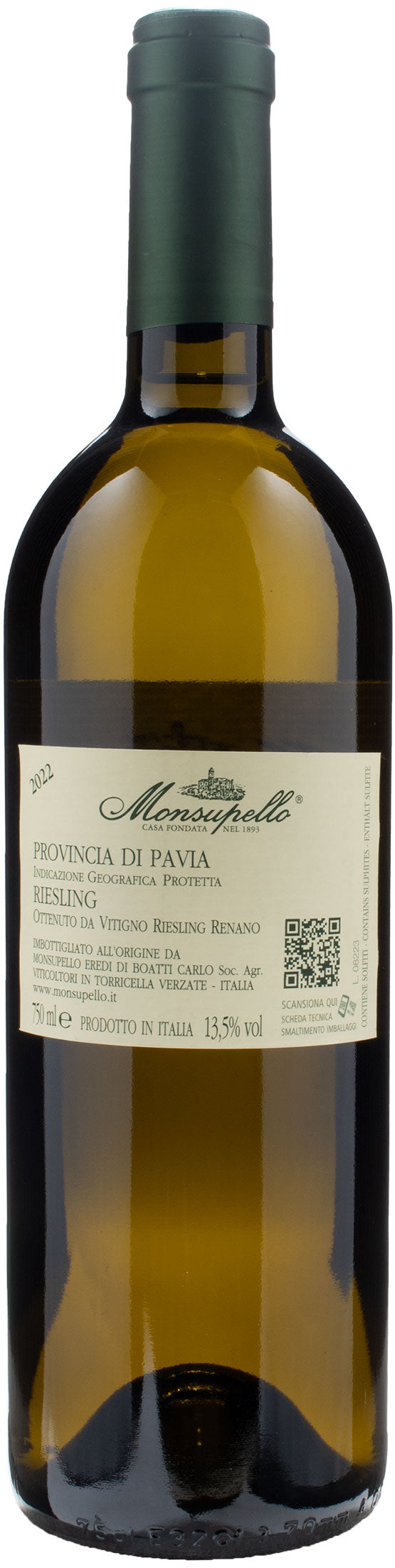 Monsupello Riesling 2022