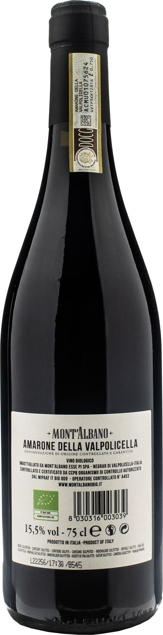 Mont'Albano Amarone della Valpolicella 2018