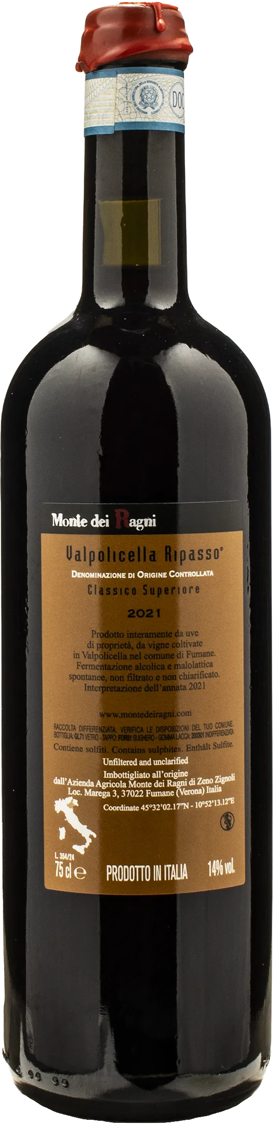 Monte dei Ragni Valpolicella Ripasso Classico Superiore 2021