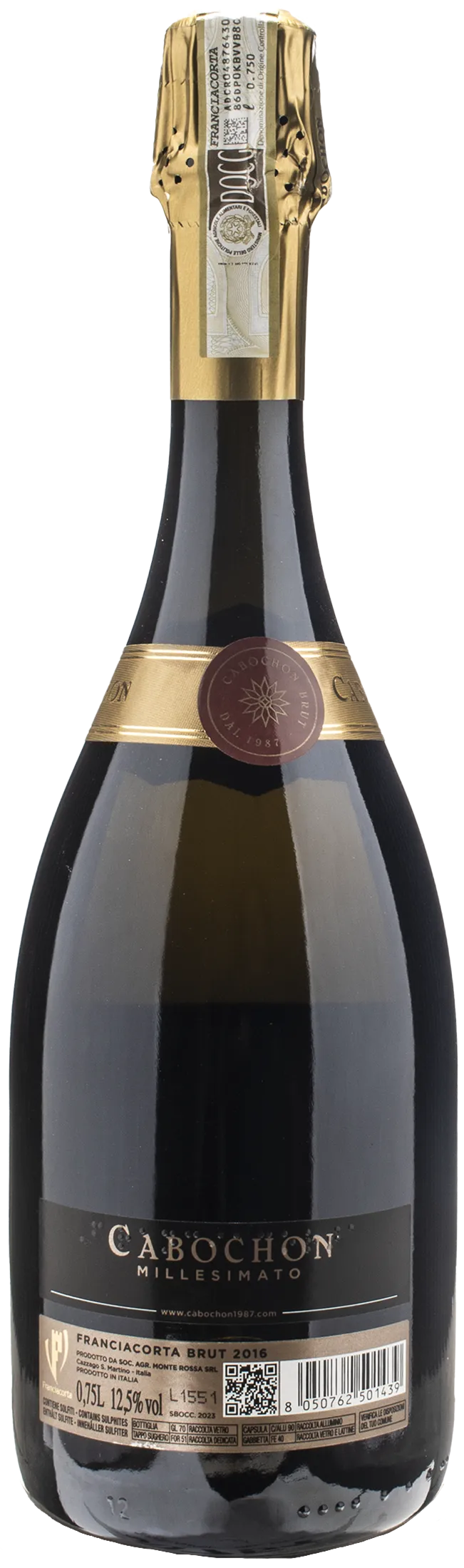 Monte Rossa Franciacorta Cabochon Millesimato Brut 2016