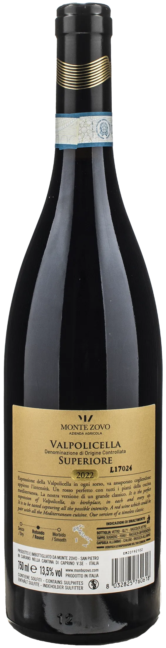 Monte Zovo Valpolicella Superiore 2022