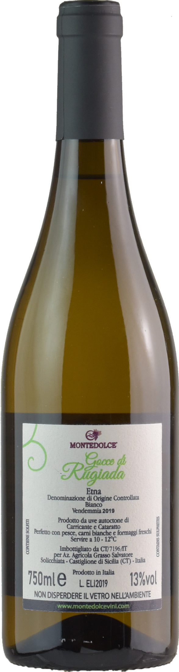 Montedolce Etna Bianco Gocce di Rugiada 2019