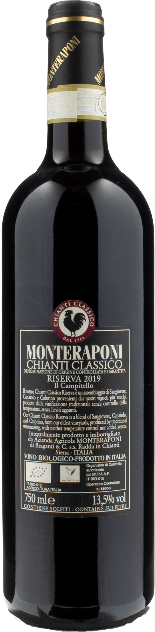 Monteraponi Chianti Classico Il Campitello Riserva 2019