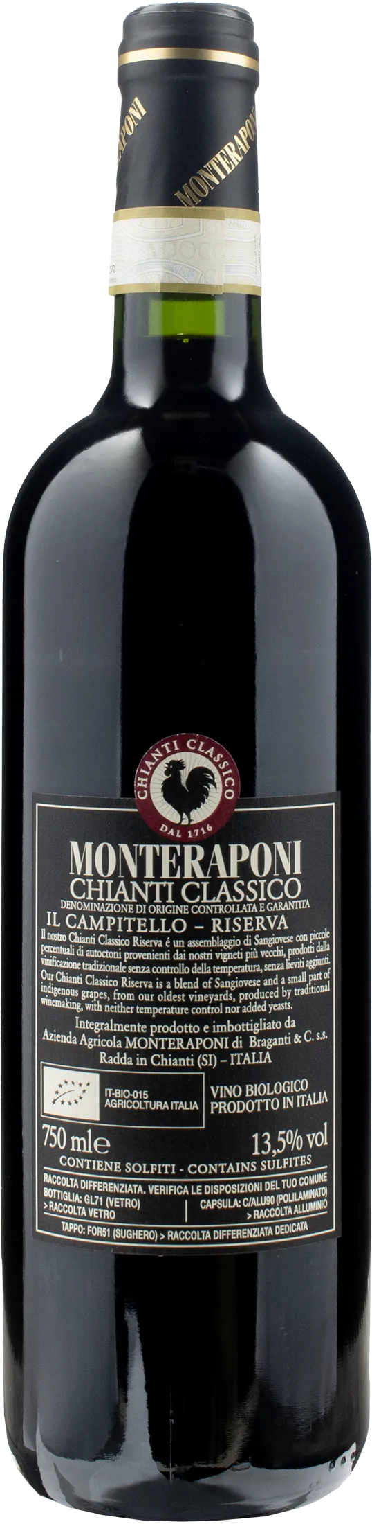 Monteraponi Chianti Classico Il Campitello Riserva 2020