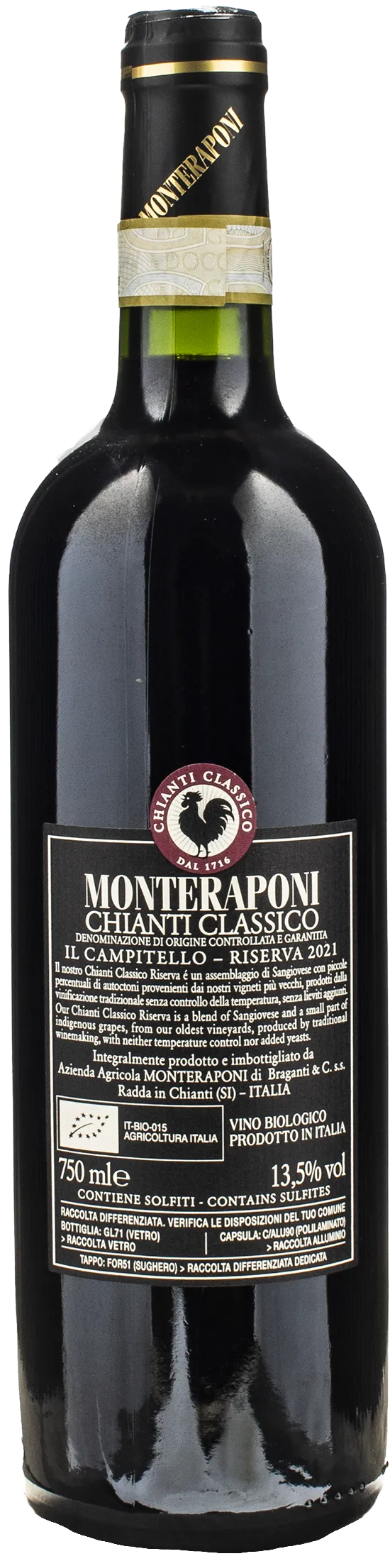 Monteraponi Chianti Classico Il Campitello Riserva 2021